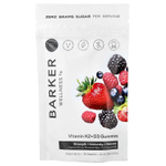 Barker Wellness Co, жевательные таблетки с витаминами K2 и D3, со вкусом ягодного ассорти, 30 жевательных таблеток