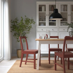 Стул - IKEA PINNTORP, 83х40х49 см, дерево,  красный, ПИННТОРП ИКЕА