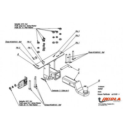 Фаркоп IMIOLA N.202 Nissan Pathfinder 2004-2014(паспорт и сертификат в комплекте)(без электрики)