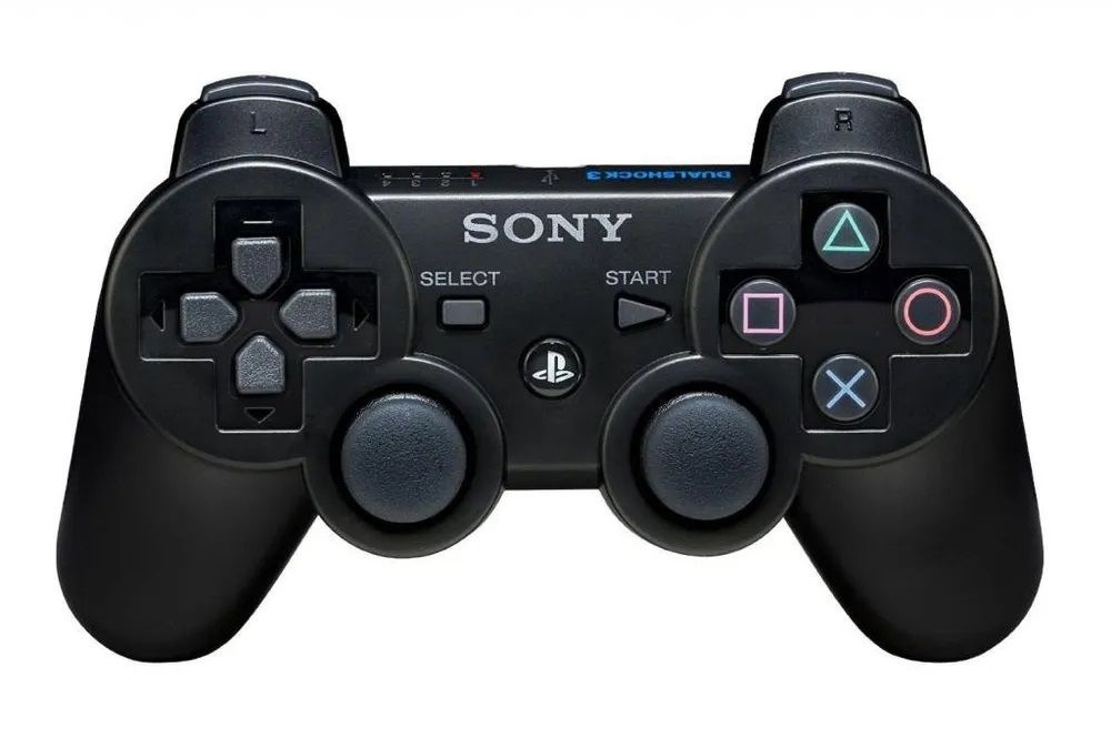 Dualshock 3 Black (черный) джойстик беспроводной для PS3 (Китай)