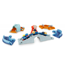 Little Tikes - локомотив Slammin &#39;Racers с вагонами Arena с поездом 649516