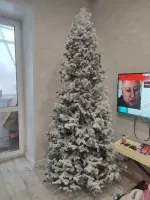 Заснеженная ель «Кадриль» (Литая хвоя) 180 см / 1,8 м