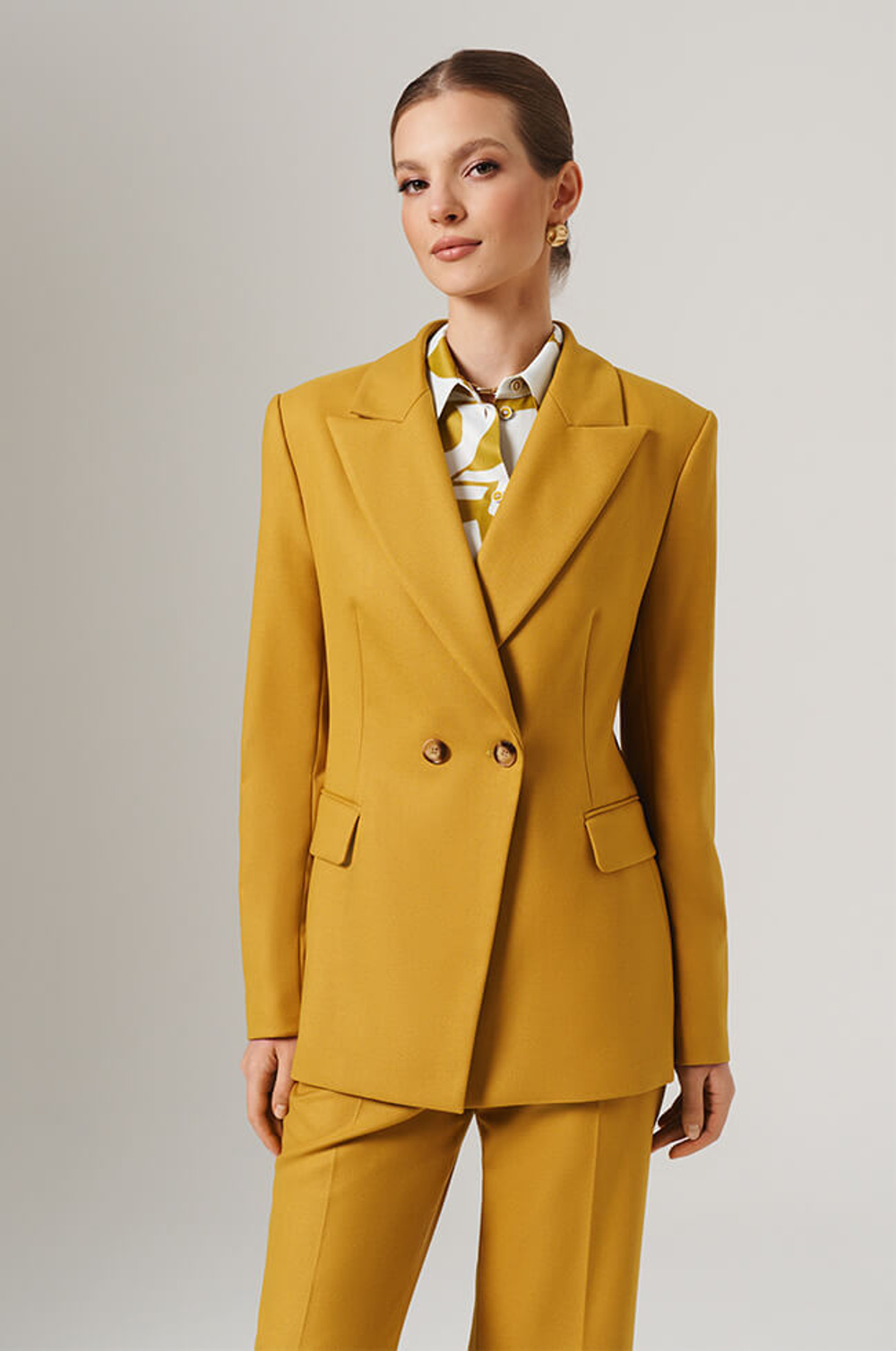 1892 Жакет женский (золотая оливка)