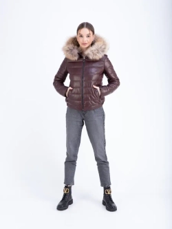 Куртка женская из натуральной  кожи