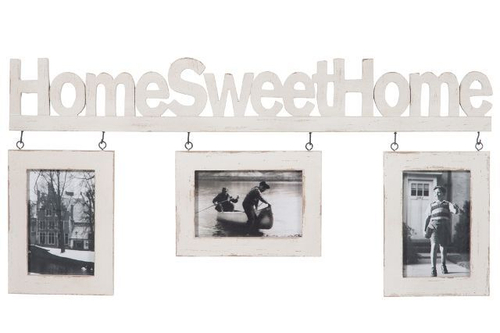 Коллаж из 3-х фоторамок "Дом Милый Дом" 30,5х2,3х62,5см