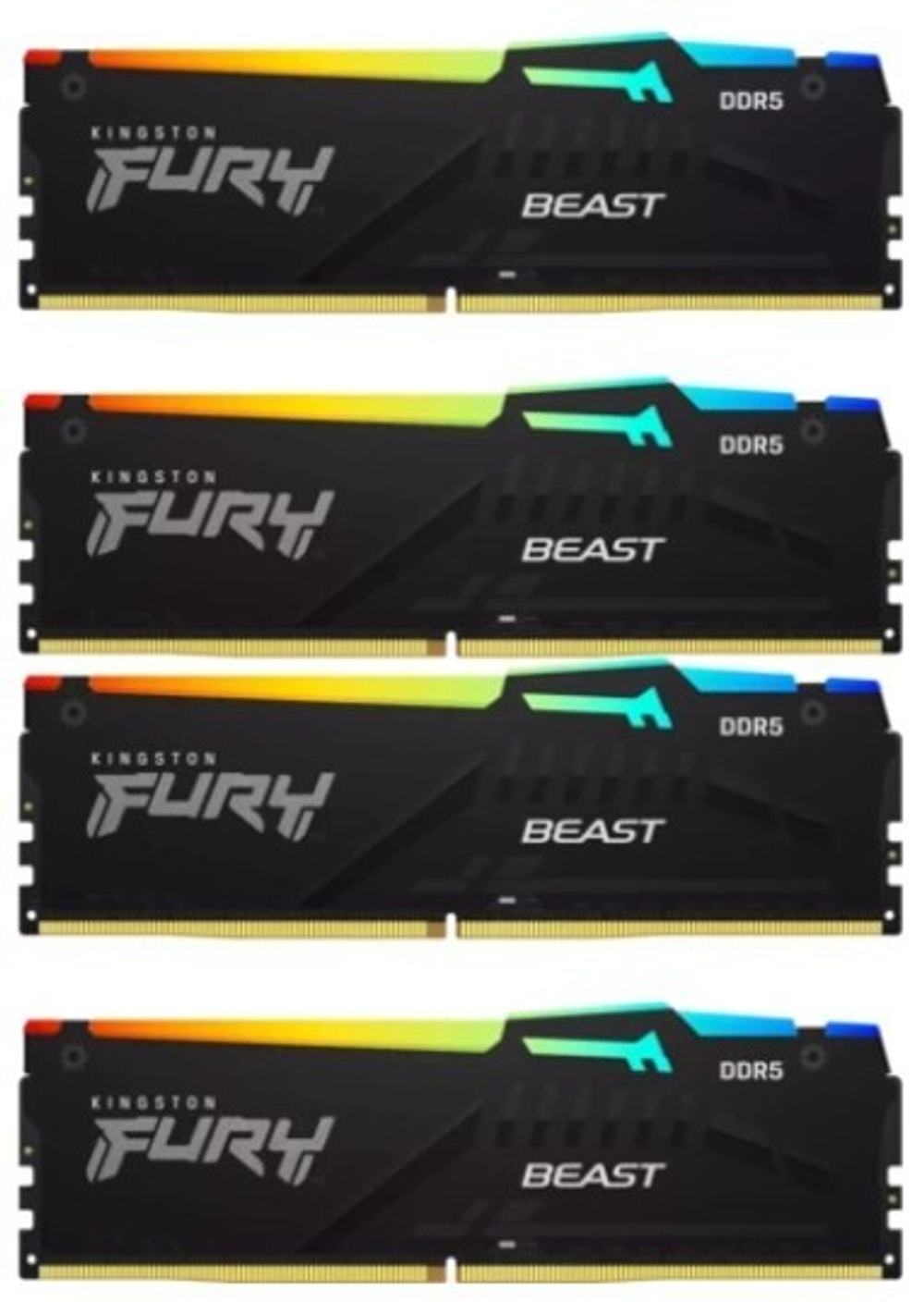 Модуль памяти DDR5 64GB (4*16GB) Kingston FURY KF556C40BBK4-64