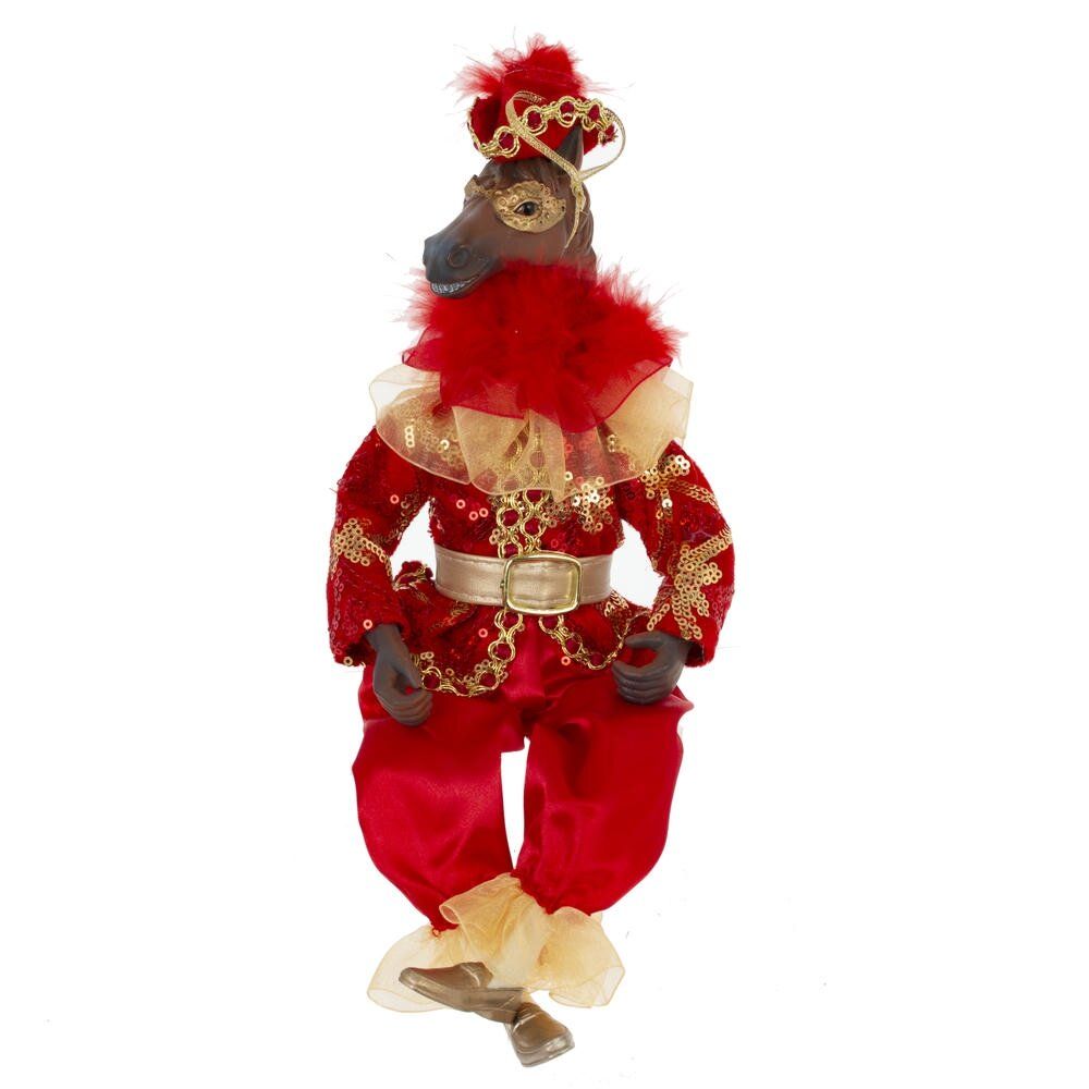 GAEM Игрушка набивная подвес "Лошадь", L13 W10 H37/22 см