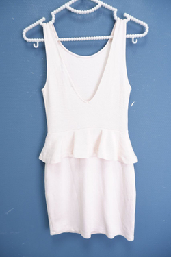 Платье Zara с баской 42 размер