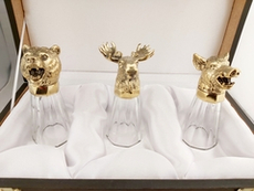 Стопки-перевертыши "Звери" №15, в наборе 3 шт. в ассортименте