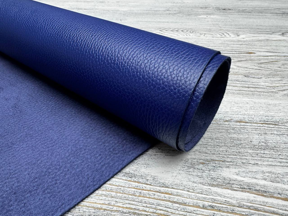 Luxury Tannery Real Blue (1,5-1,7 мм), цв. Синий, натуральная кожа