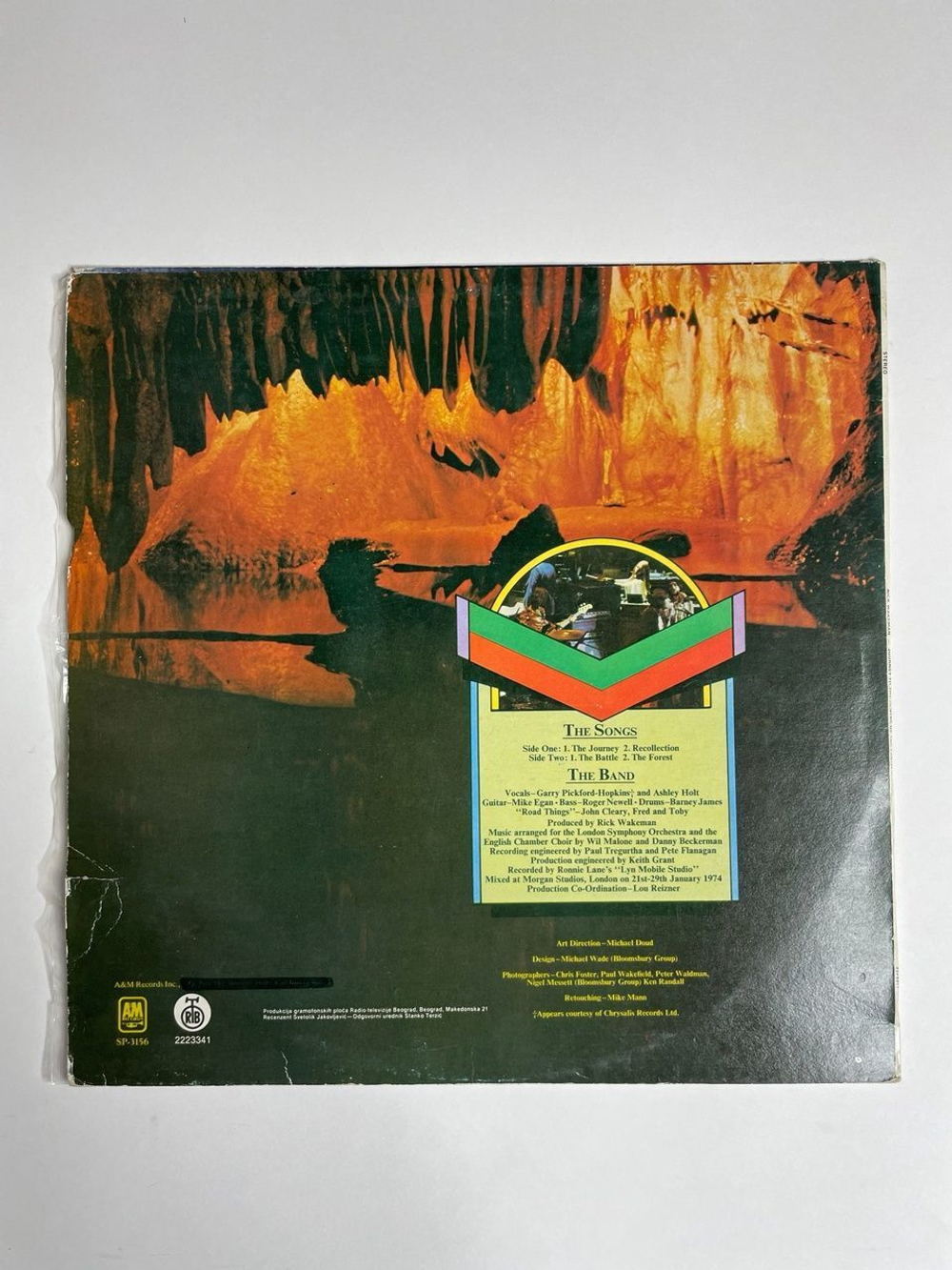 Винтажная виниловая пластинка LP Rick Wakeman Journey To The Centre Of The Earth (Югославия 1986)