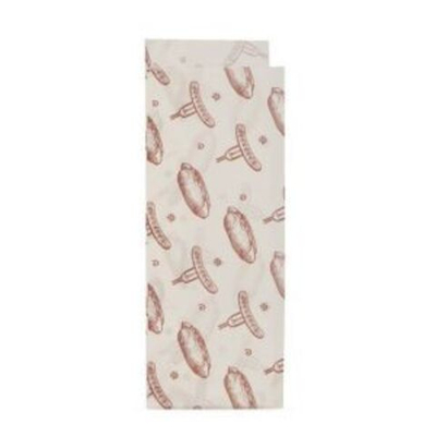 Уголок бумажный 90*220мм под хот-дог 100шт/4000шт, ВМП белый 40гр/м2