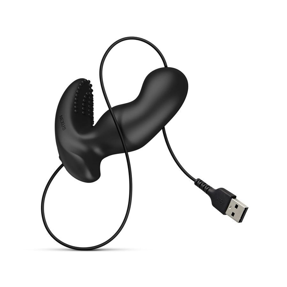 Черный вибромассажер простаты Nexus Ride Extreme - 14,1 см. (Цвет: черный)