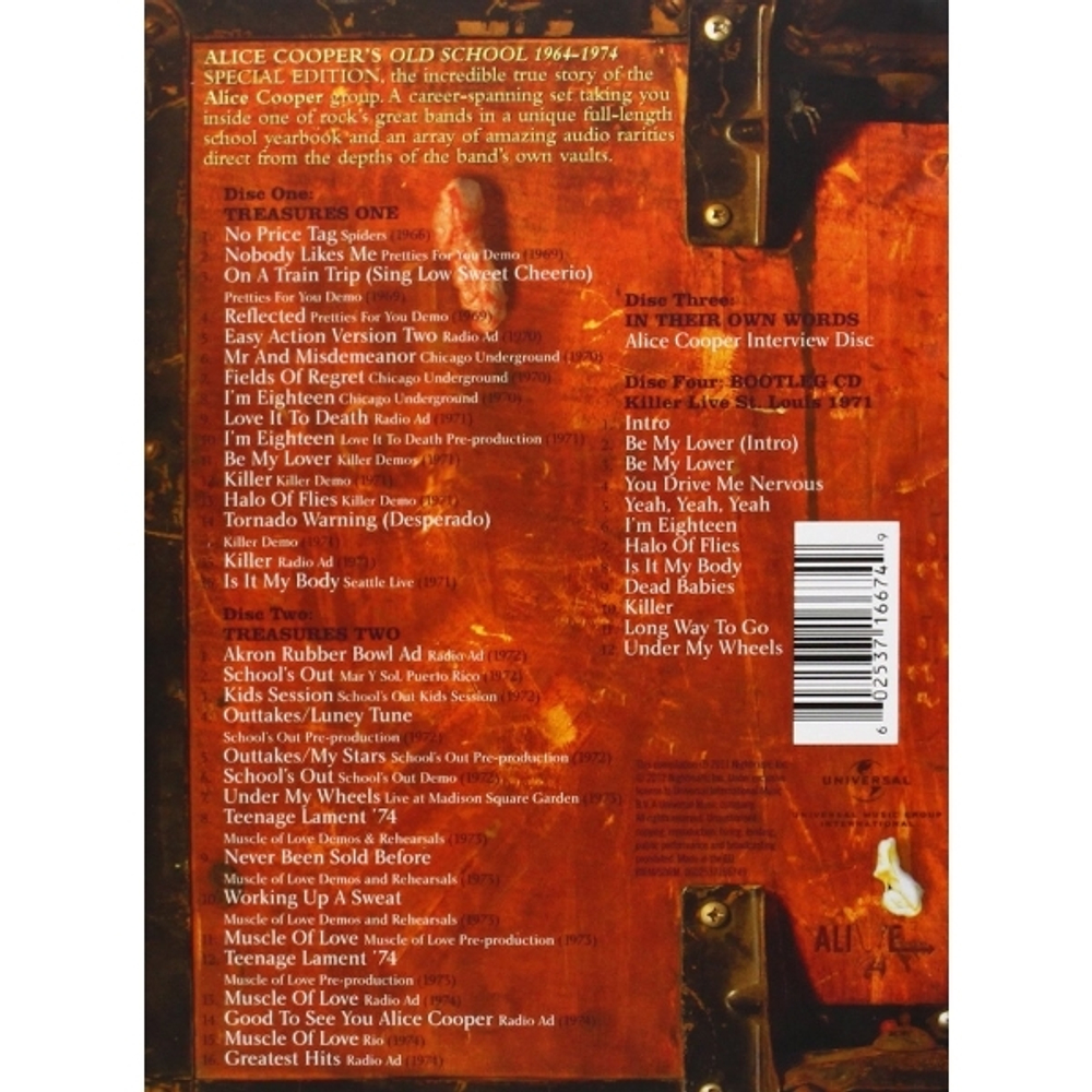 Alice Cooper / Old School (1964-1974)(4CD)