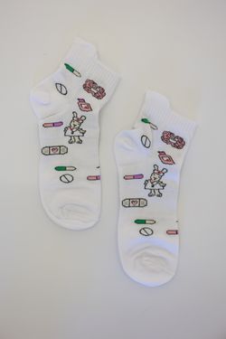 Носки (принт «Медицина»)