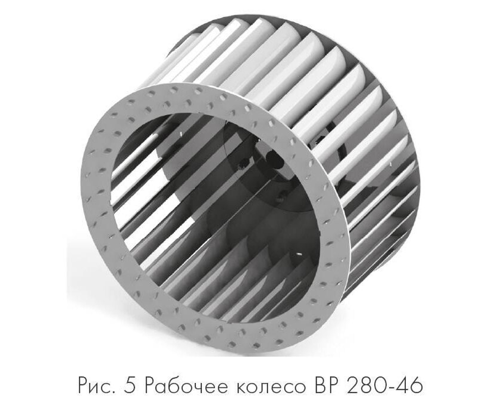 ВР 280-46-4,0 2,2 кВт*1000 об/мин правый радиальный вентилятор