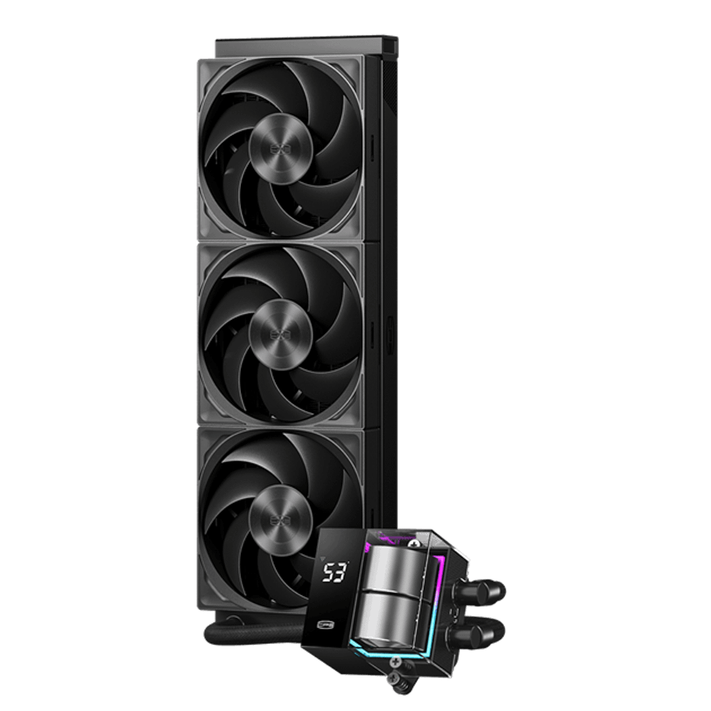Водяное охлаждение для CPU PCCooler DS360Pro Digital BK, ARGB, TDP 310W, 3x120см, LGA Intel/AMD Черн