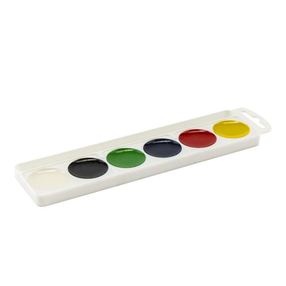 Акварель "Disney.Принцессы" 6 цветов, без кисти, пластик (Lori)