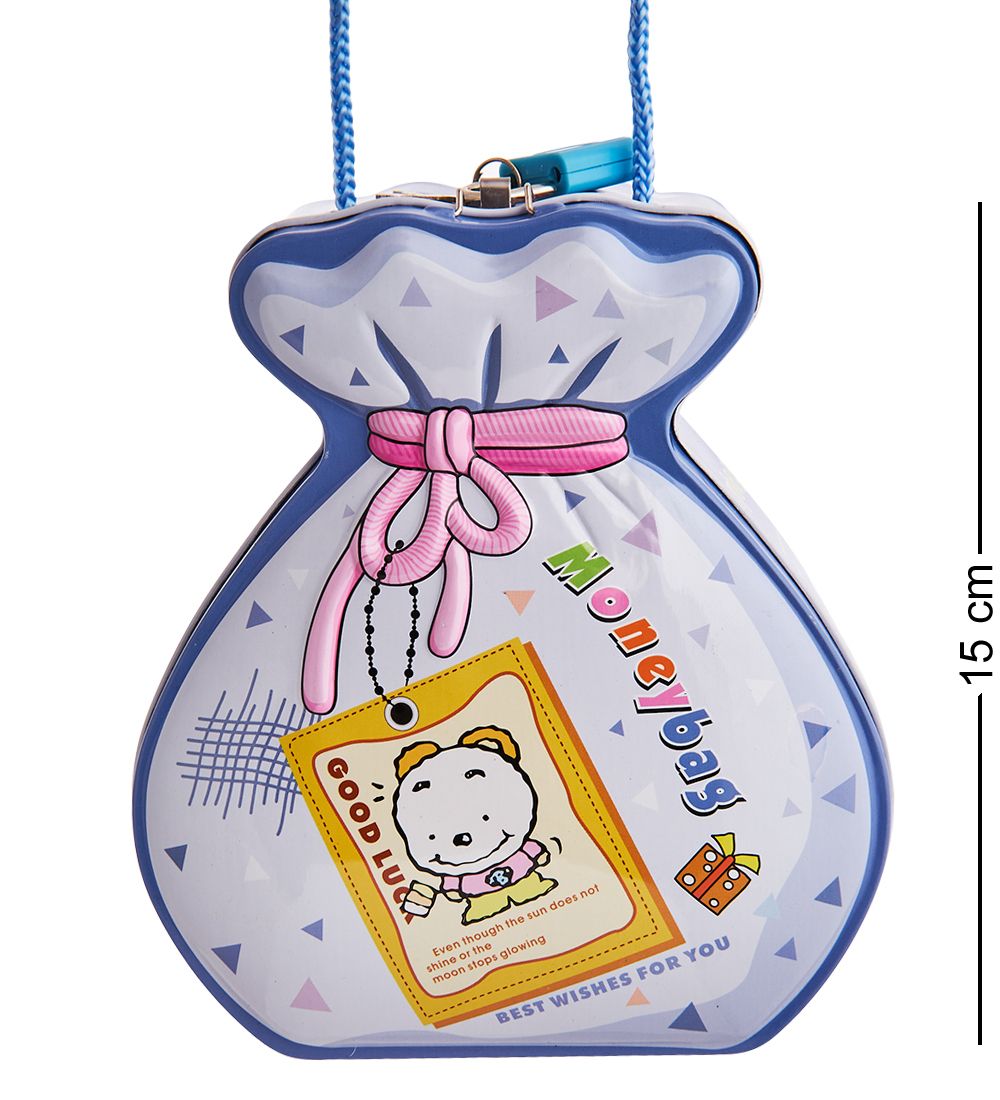 BX- 76/3 Металлическая копилка «Мешочек»