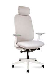 Кресло офисное  Nobel grey   серая сетка  серый пластик   база серая