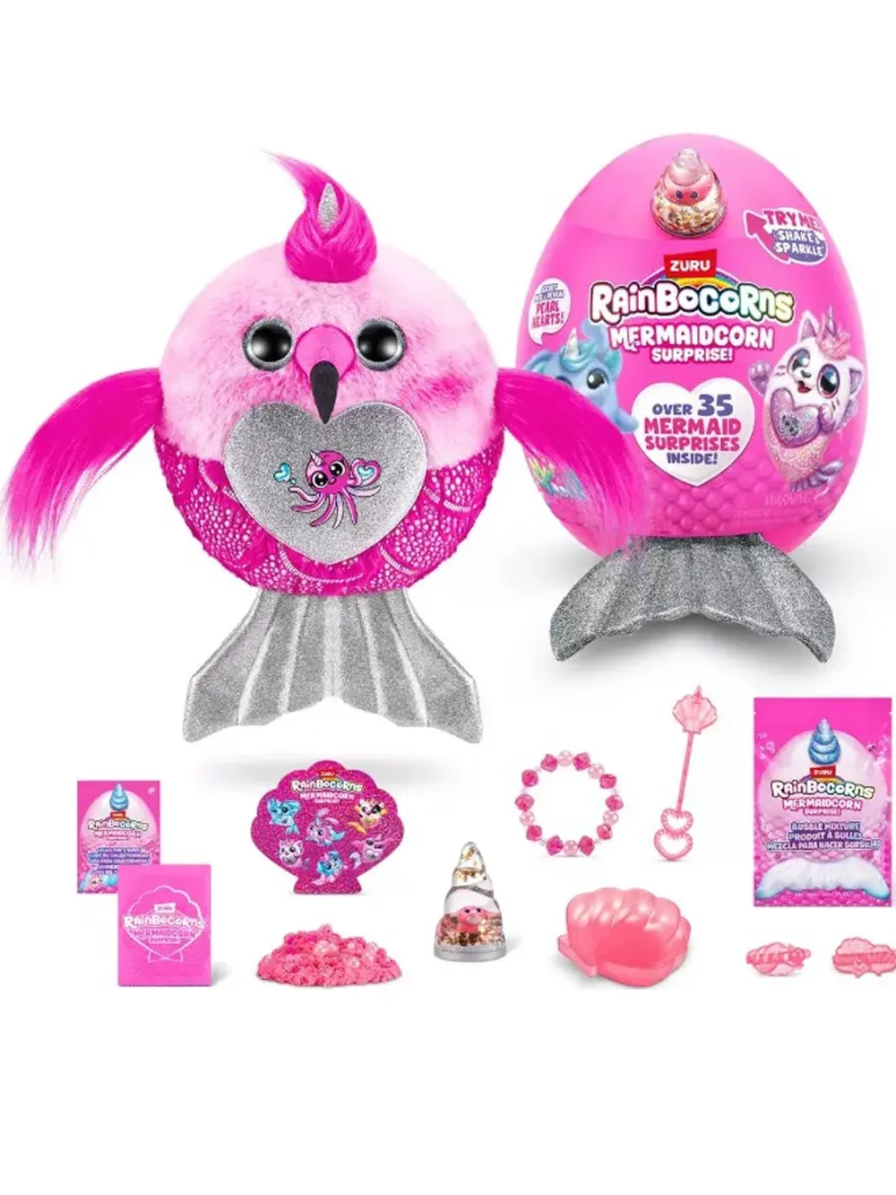 Мягкая игрушка сюрприз яйцо Rainbocorns Mermaidcorn Surprise