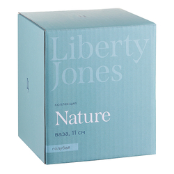 Ваза Liberty Jones Nature голубая 9см