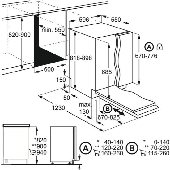 Встраиваемая посудомоечная машина Electrolux EEZ 969410 W