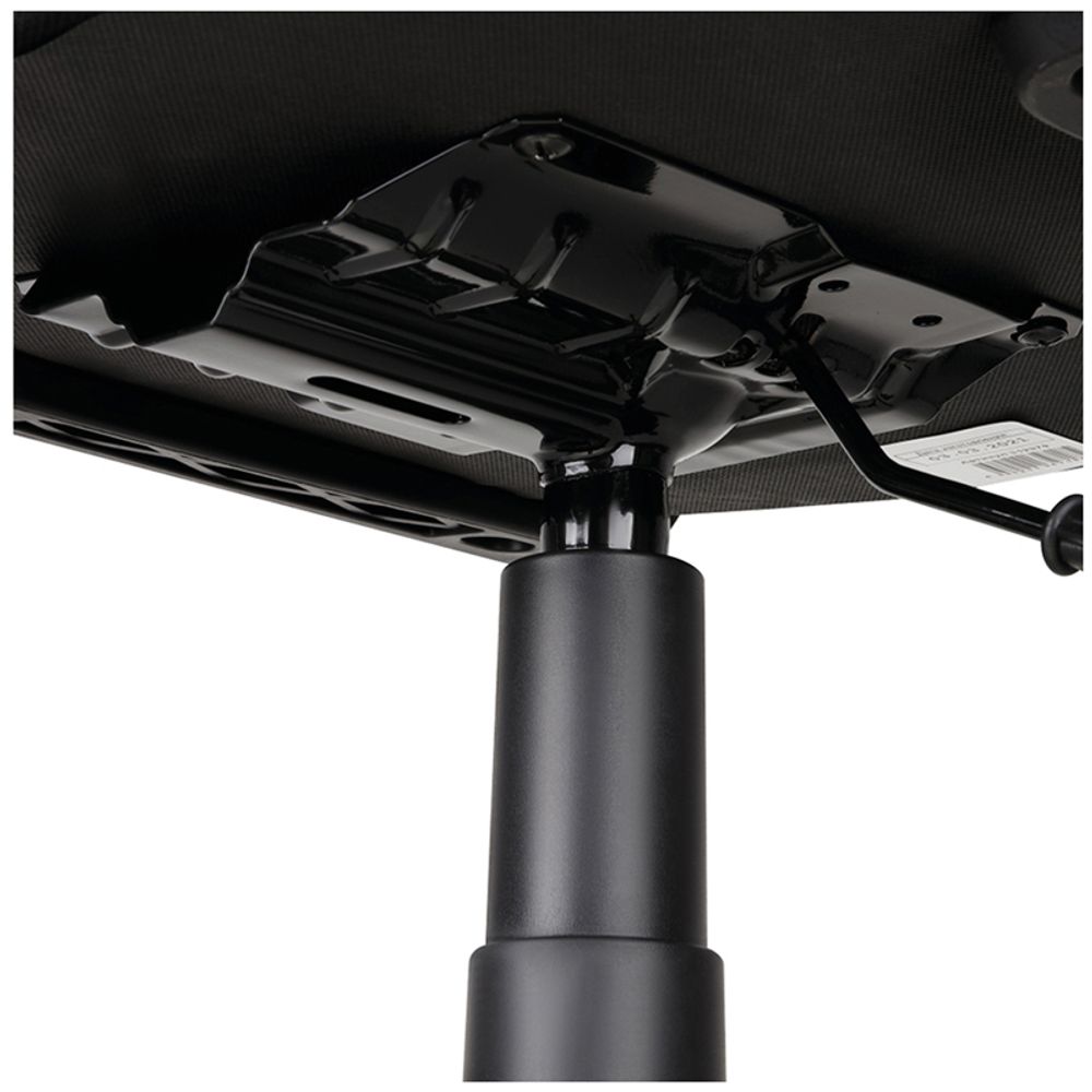 Кресло оператора Helmi HL-M16 R "Vivid", спинка ткань-сетка синяя/сиденье ткань черная