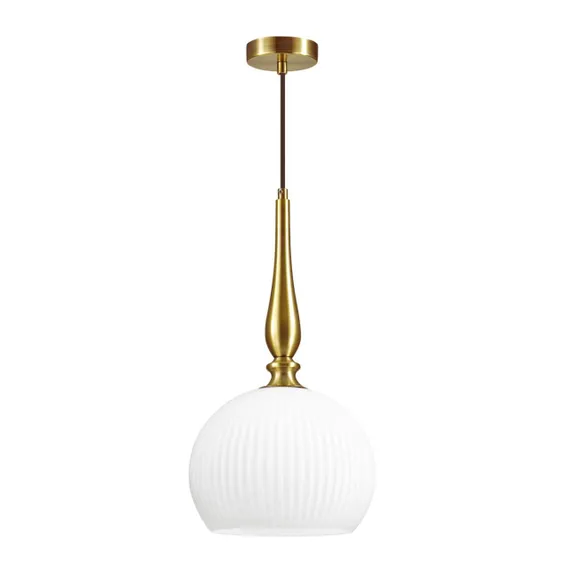 4766/1 PENDANT ODL21 491 белый/бронзовый Подвес E27 60W RUNGA