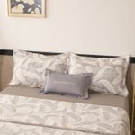 Комплект постельного белья на резинке Сатин Aurora Veil/Вуаль Авроры с Покрывалом AVR008