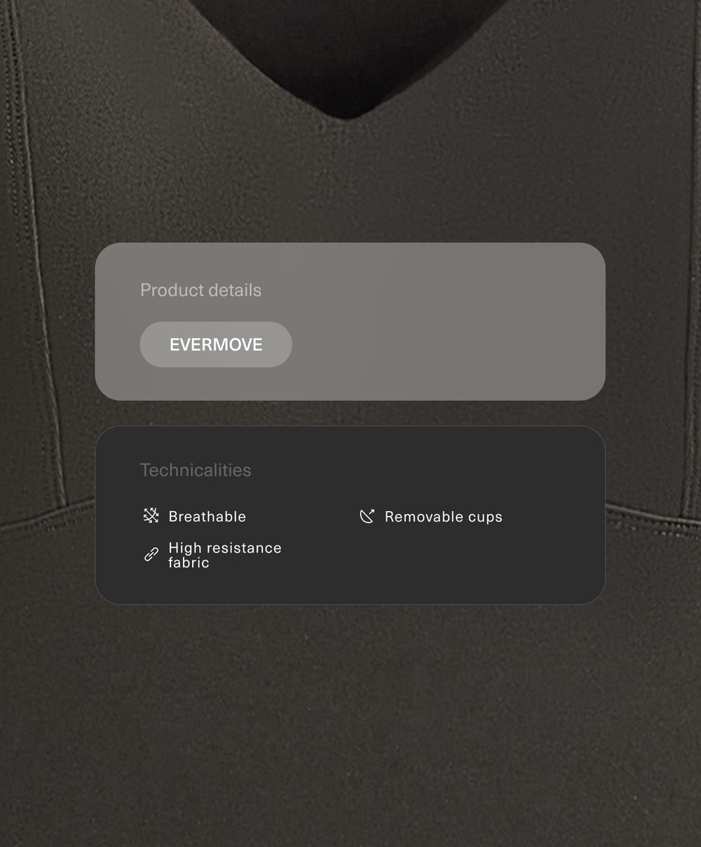 Oysho Топ Evermove с коротким рукавом, коричневый