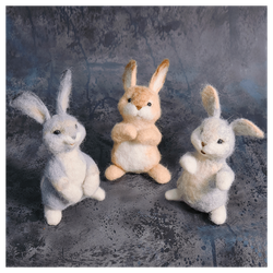 Валяная игрушка «Ушастое счастье