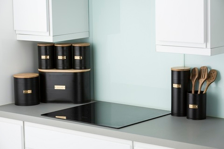 Емкость для хранения сахара 1.4л Otto черная TYPHOON