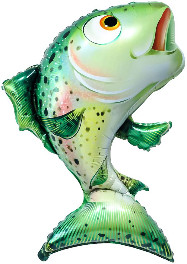 К Шар (35''/89 см) Фигура, Рыба Лосось (БГ-)