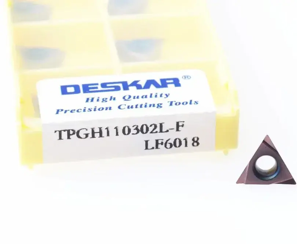 Пластина сменная TPGH110302L F LF6018 (1 шт.) Deskar