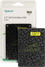 SSD диск 960 Gb SATA Apacer AS340 Panther  2.5" 3D TLC