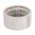 Клейкая лента 48*66, прозрачная, 40мк, Staff Big Pack