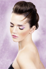 Черные накладные ресницы, удлиненные с внешнего края Deluxe (Цвет: черный)