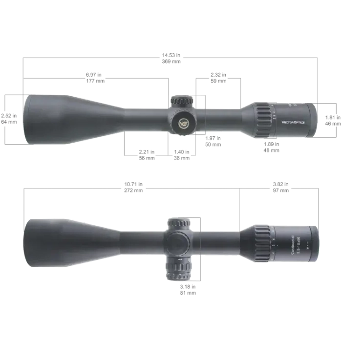 Прицел Vector Optics Continental 2,5-15x56 Hunting G4 (SCOM-38)