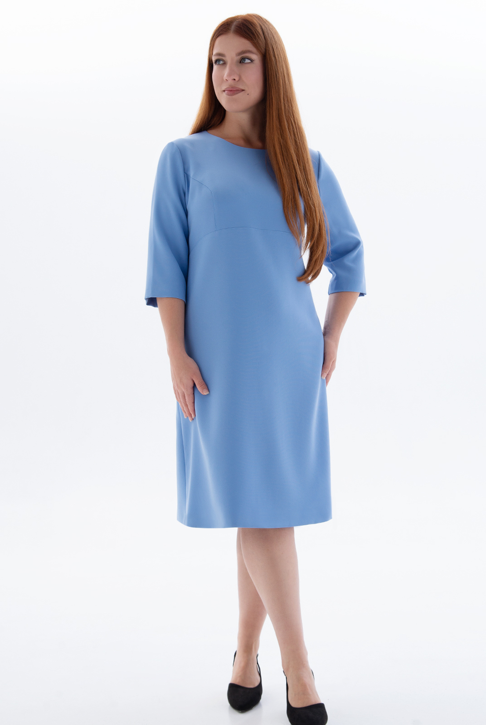 Платье женское 1696ЮП, Небесный #89Неб051696ЮП