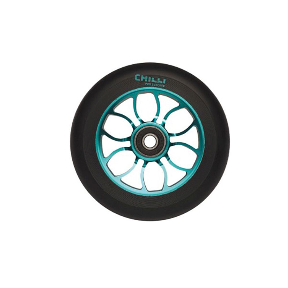 Колесо для самоката Chilli 2021 Wheel Reaper - 110 mm Transparent Blue (б/р)
