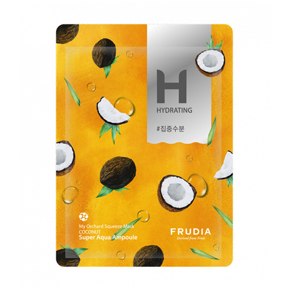 Увлажняющая тканевая маска для лица с Кокосом Frudia My Orchard Squeeze Mask Coconut