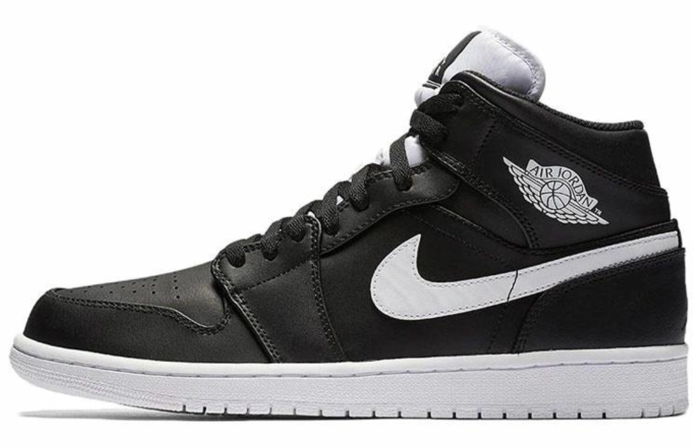 Кроссовки Jordan Air Jordan 1 Retro Mid Black White
