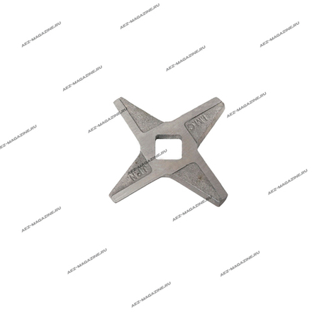 Нож для мясорубок универсальный, двусторонний, квадрат 8,5 мм, размах 49мм, толщина ножа 3,5мм, тип 5