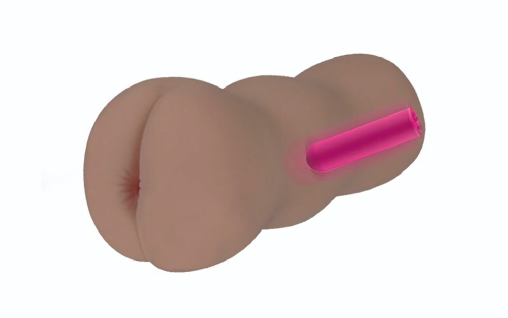 Коричневый вибромастурбатор-анус TONGGGO-Black Angel Auto (Цвет: коричневый)