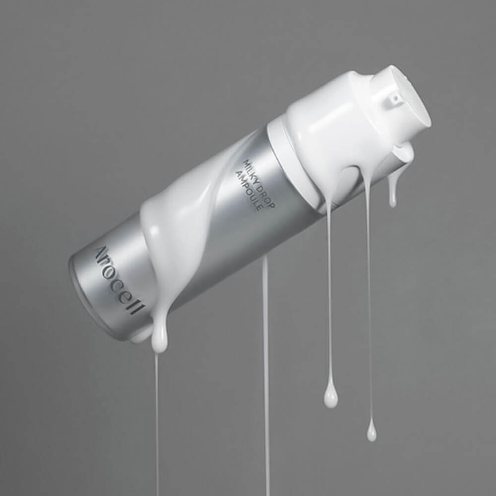 Осветляющая сыворотка с 5% ниацинамида и транексамовой кислоты Arocell Milky Drop Ampoule, 30мл