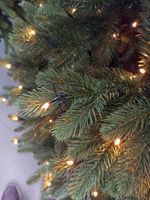 Ель с гирляндой встроенной «Парижанка» (Литая+пвх) 240 см / 2.4 м