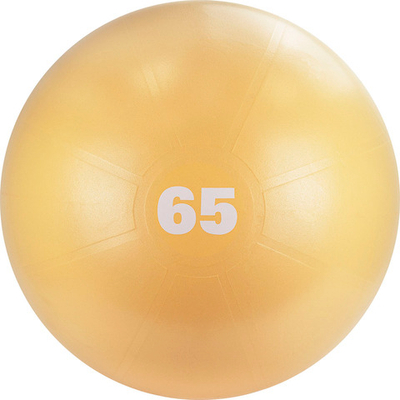 СЦ*Мяч гимн. TORRES, AL122165BG, диам. 65 см, эласт. ПВХ,с защ. от взрыва, с насосом, песочный
