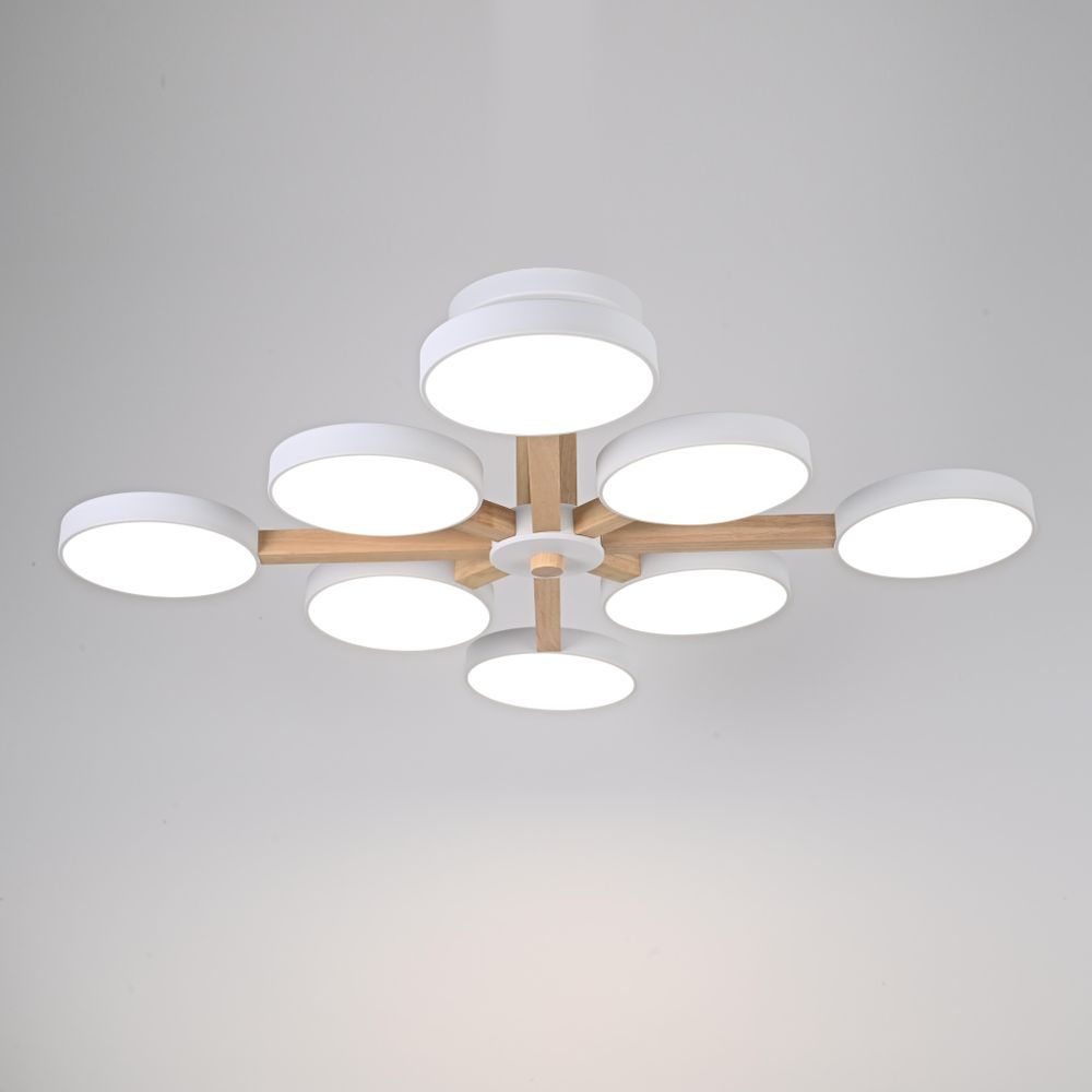 Потолочная Люстра Turna L8 White By Imperiumloft