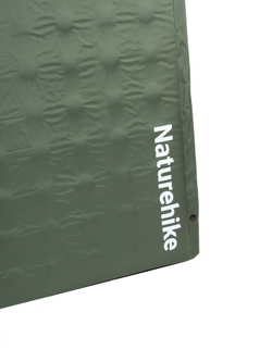 Коврик надувной односпальный Naturehike D series, с подушкой, хаки (CNK2550WS025)